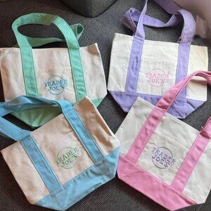 Trader Joe’s limited edition pastel tote bags